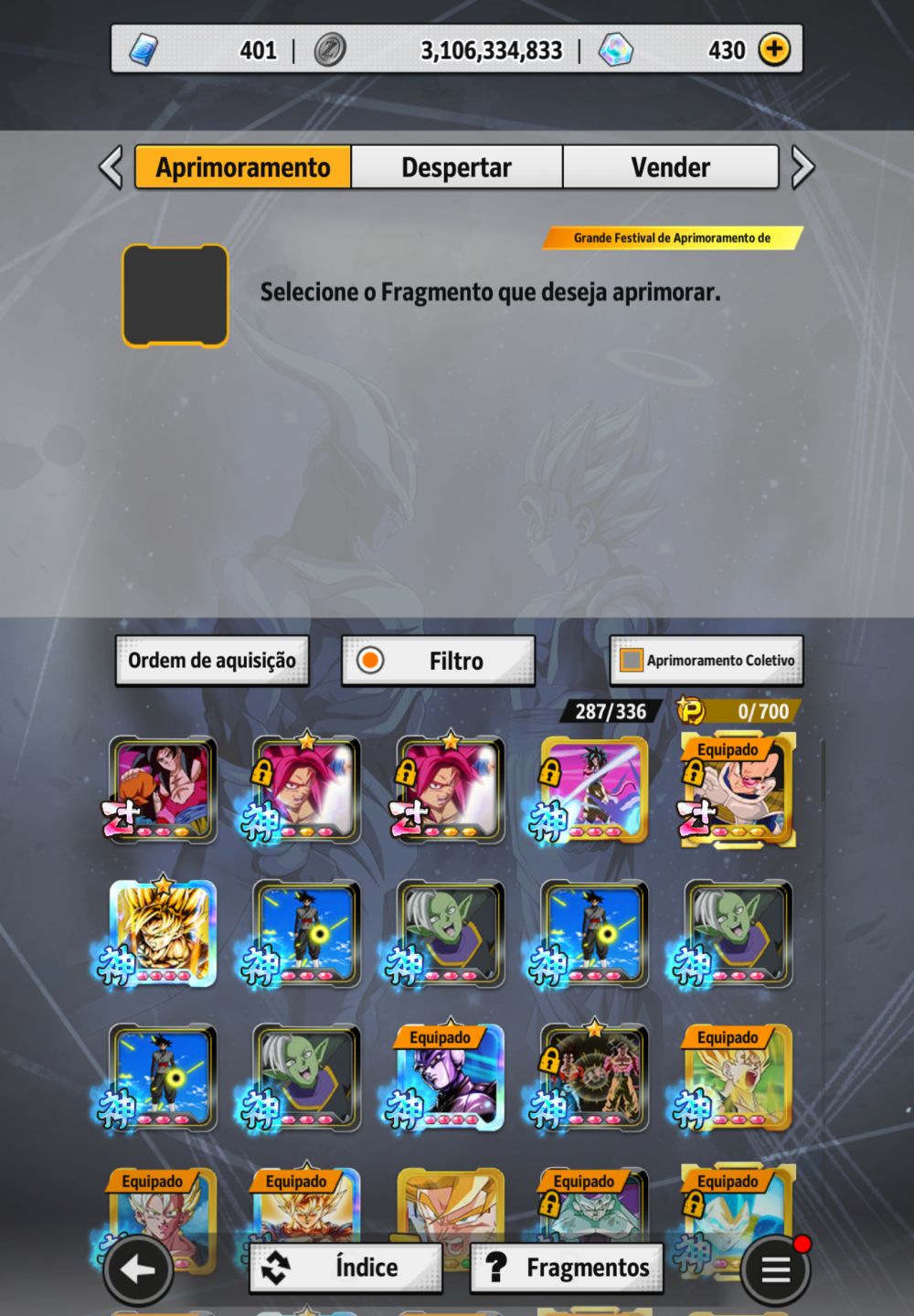 Conta mid game magin vegeta full 14 e hit full 14
