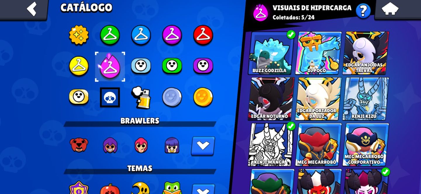 PROMOÇÃO CONTA BRAWL STARS GEMADA | 32K TROFÉUS | 103/107 BRAWLERS | 57 MAX