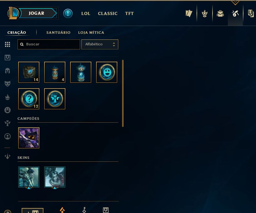 Conta Mestre LoL mmr alto