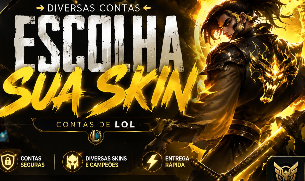 (ESCOLHA SUA SKIN) Servidor BR Sem Ranque Contas Smurf