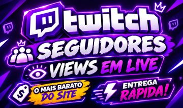 [ PREÇO MAIS BAIXO ] Twitch Afiliado/Parceiro - Views Ao Vivo - Seguidores