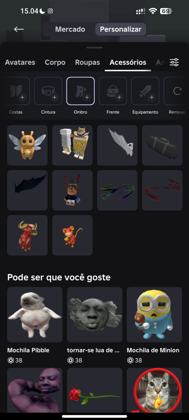 Conta do Roblox