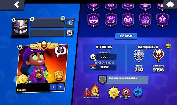 CONTA DE BRAWL MUITO BOA! MAIS DE 300 SKINS, MESTRES E MUITO 3V3!