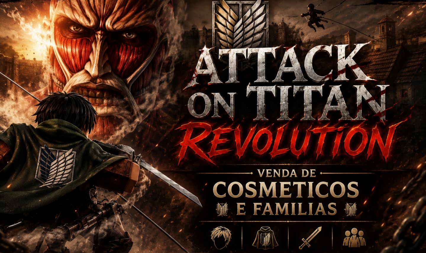 ATTACK ON TITAN REVOLUTION (AOT-R) - HELOS/ZANGETSU L/ONI EREN/SPLITSOUL/E MAIS!