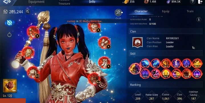 Conta MIR4 BOOSTING WORLD - LV120