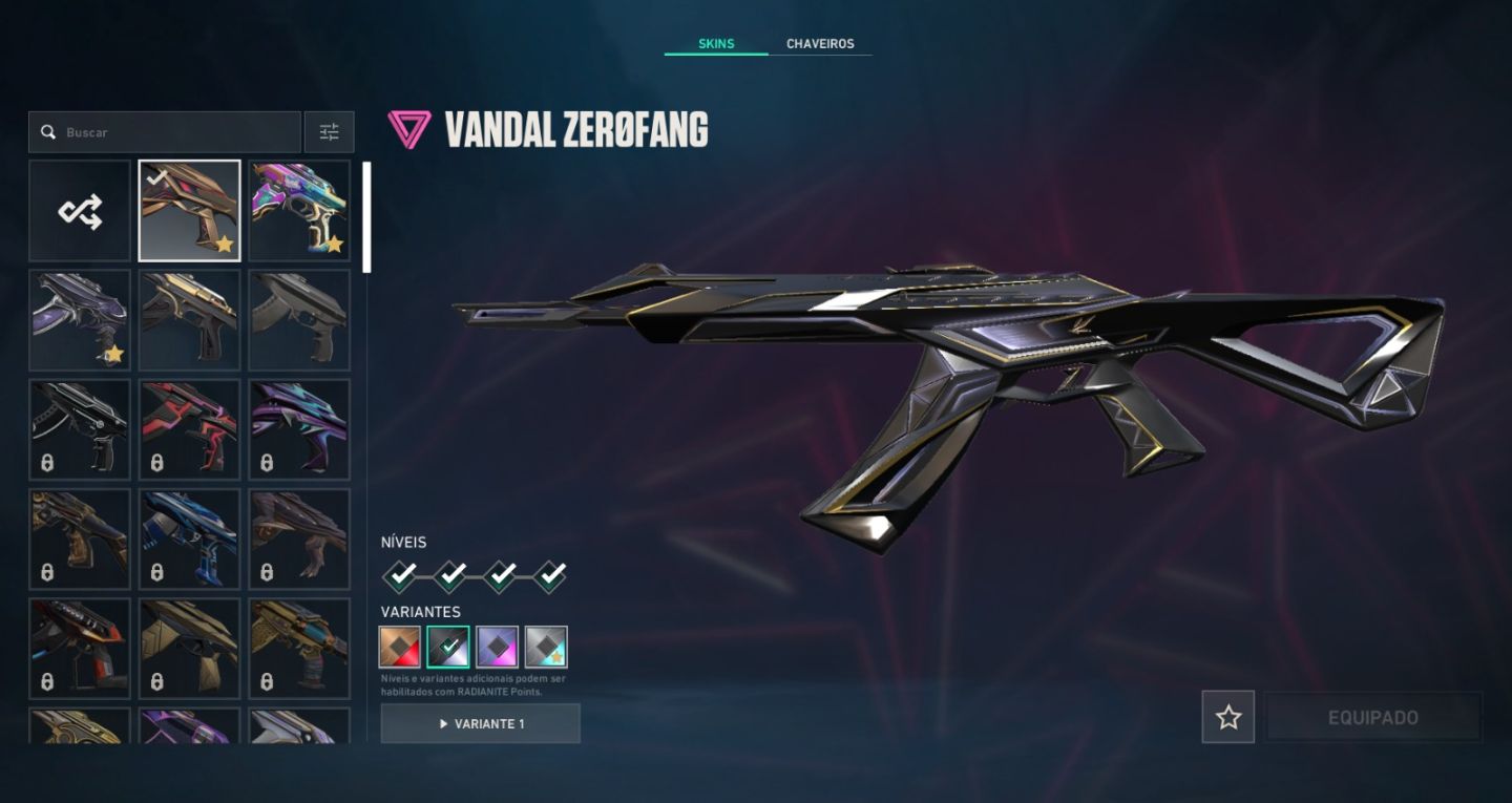 CONTA DE VALORANT FULL ACESSO COM MUITAS SKINS !!