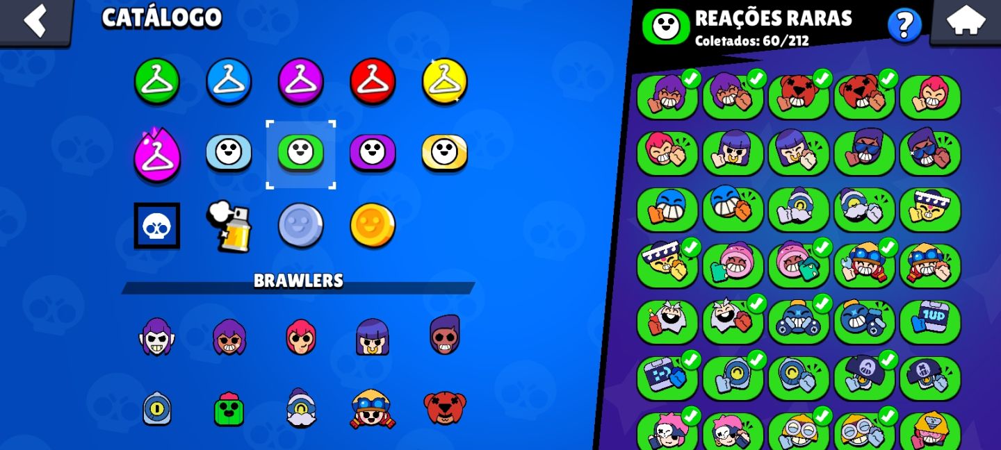 CONTA 91K TROFÉUS | 103/104 BRAWLERS | PRESTÍGIO 52 | FULL SKINS