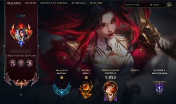 Conta Lol Lvl 1039 com skins exaltadas