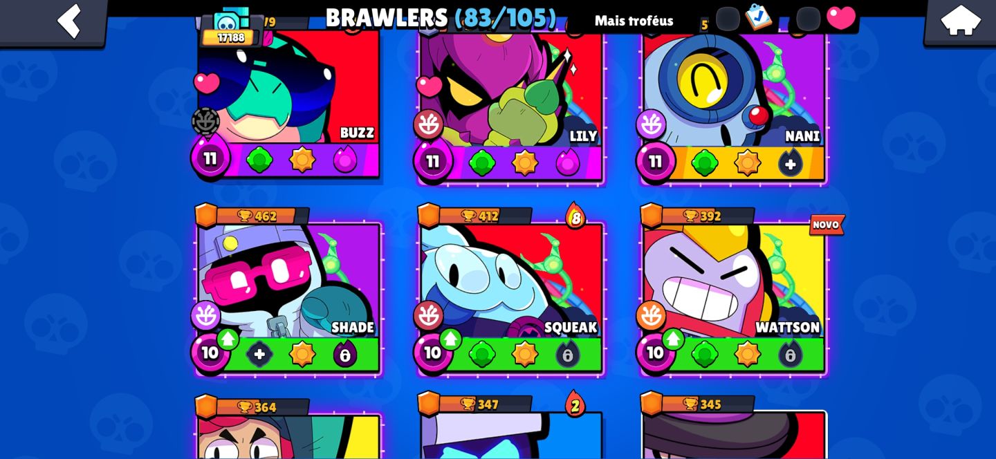 CONTA BRAWL STARS NO PREÇINHO ! (Tem muitas skins , moedas , prestígios e mais!)