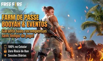 FARM DE PASSE BOOYAH E TAREFAS DIÁRIAS - FREE FIRE (100% MANUAL)