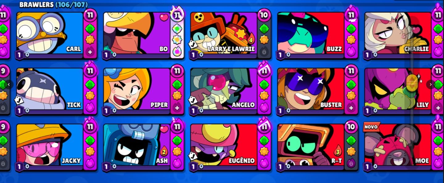 CONTA RARA! BRAWL STARS 84000+ PASSES ANTIGOS CRIADA DESDE DE 2020 TEM DE TUDO