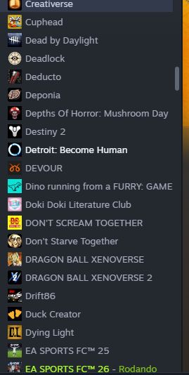Conta Steam com mais de 9 anos