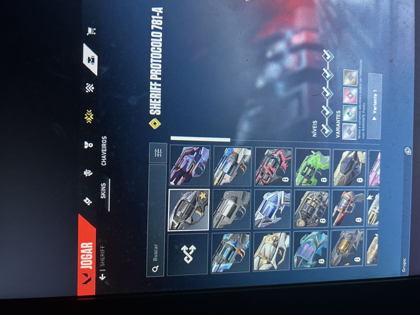 Conta de valorant com skin