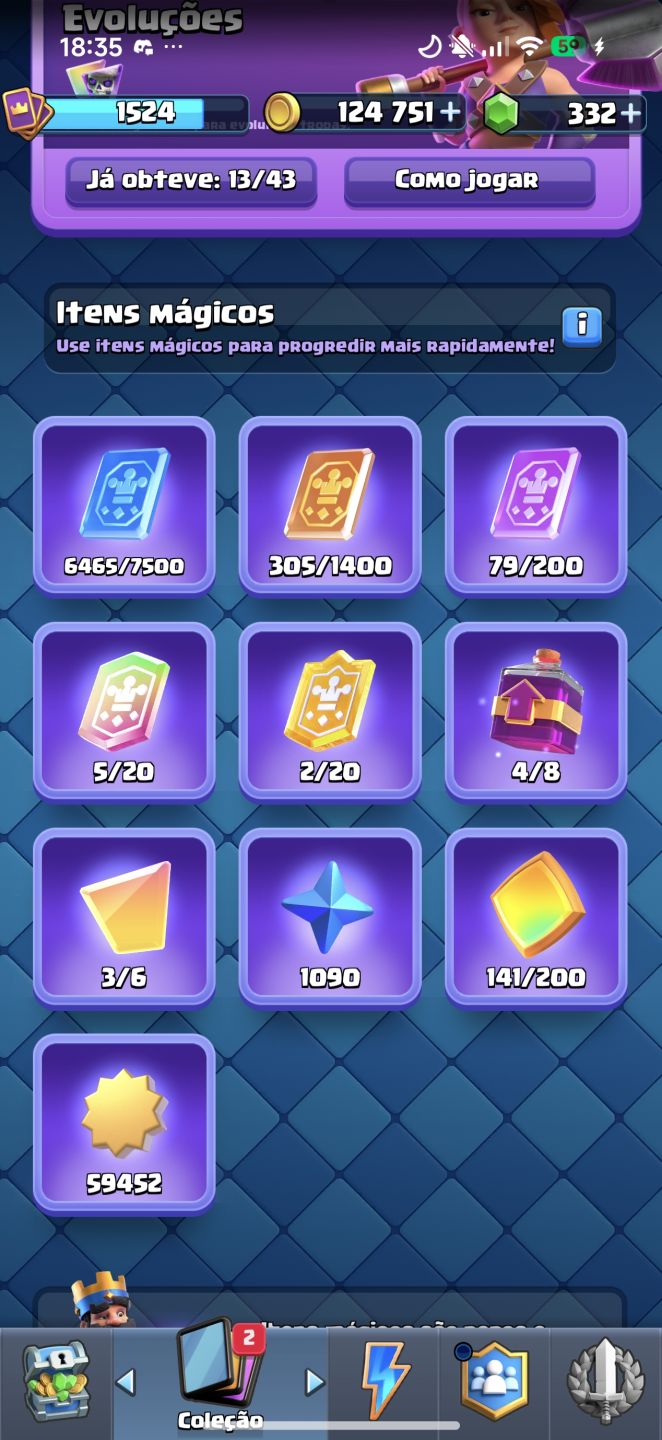 Conta de clash of clã CV 17 Clash R 11k troféu BRAWL STARS+ hay day