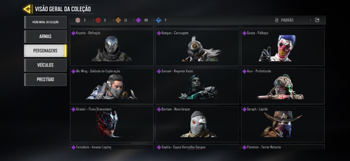 Conta cod mobile