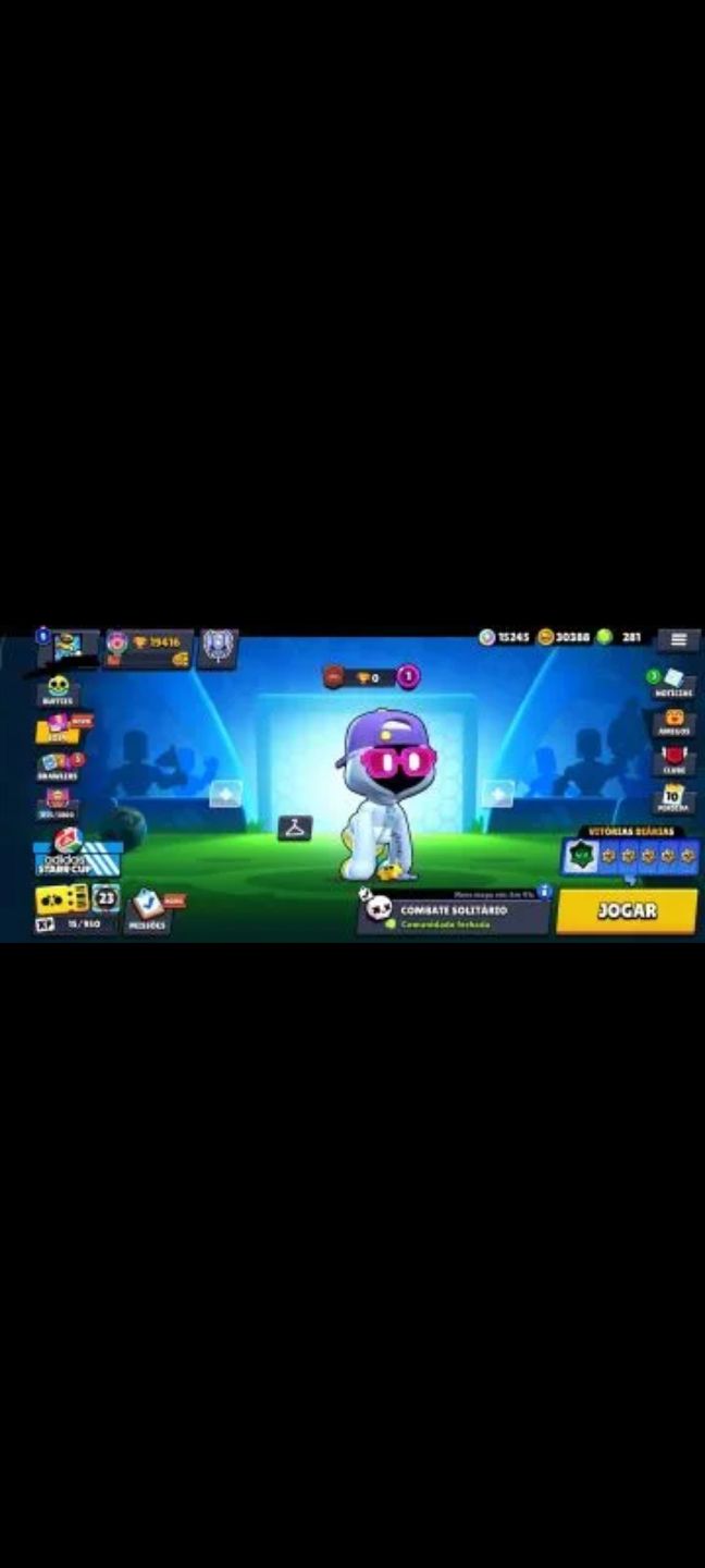 CONTA DE BRAWL STARS COM MUITOS TROFEUS E SKINS LENDARIAS