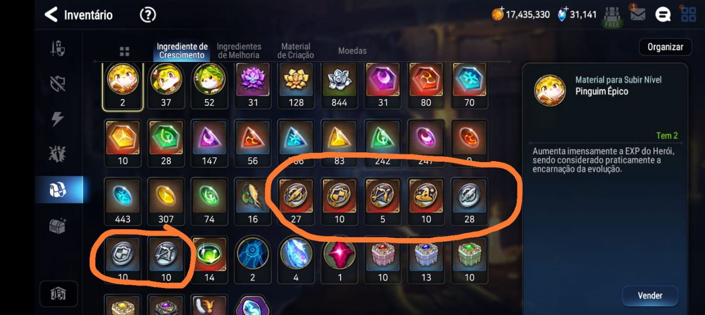 Epic Seven - Conta lvl 62 - Melhor custo beneficio