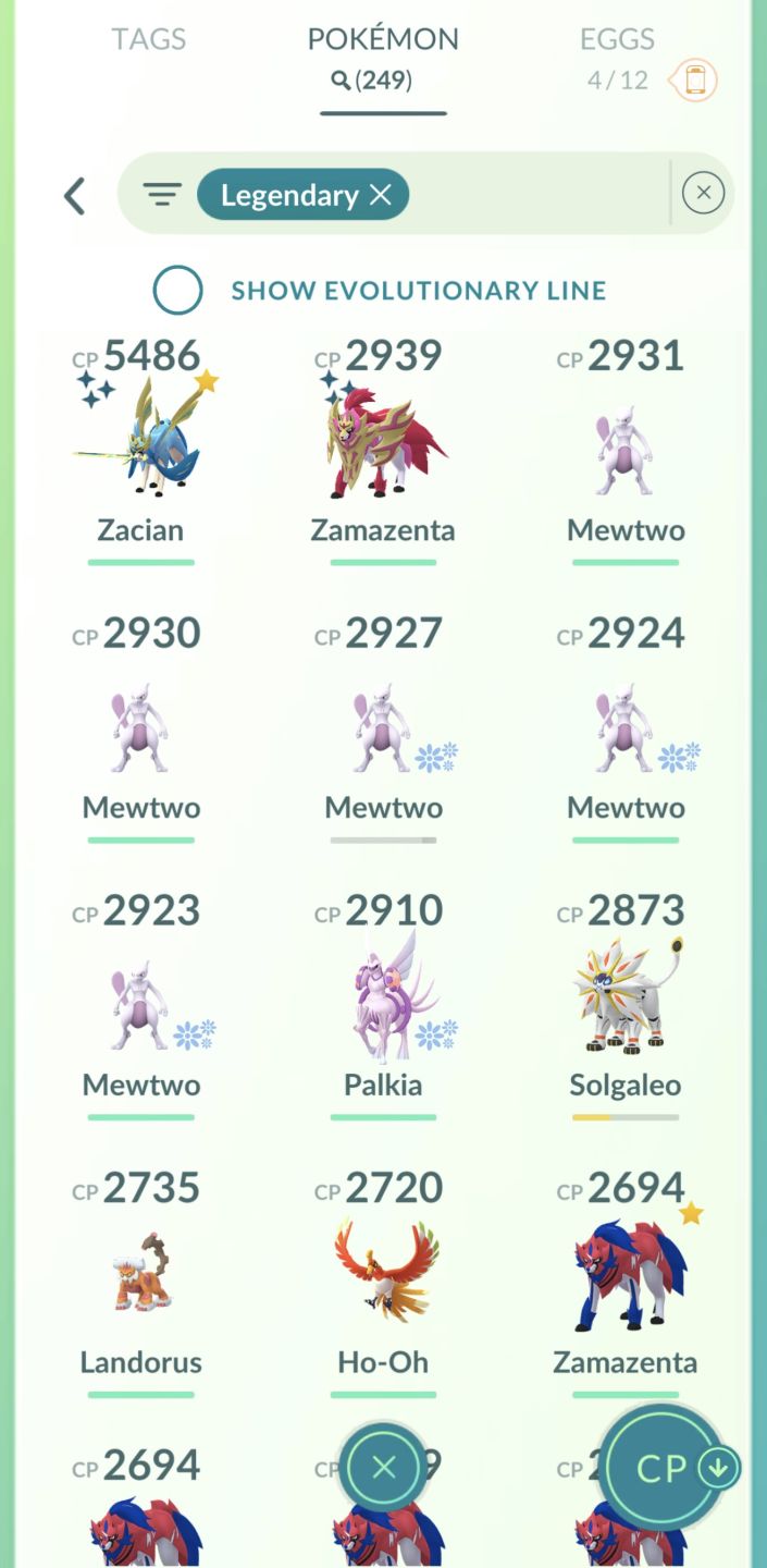 CONTA POKÉMON GO LVL 60 | 249 LENDÁRIOS | ZACIAN COROADO SH 5486 CP | 4706 COINS
