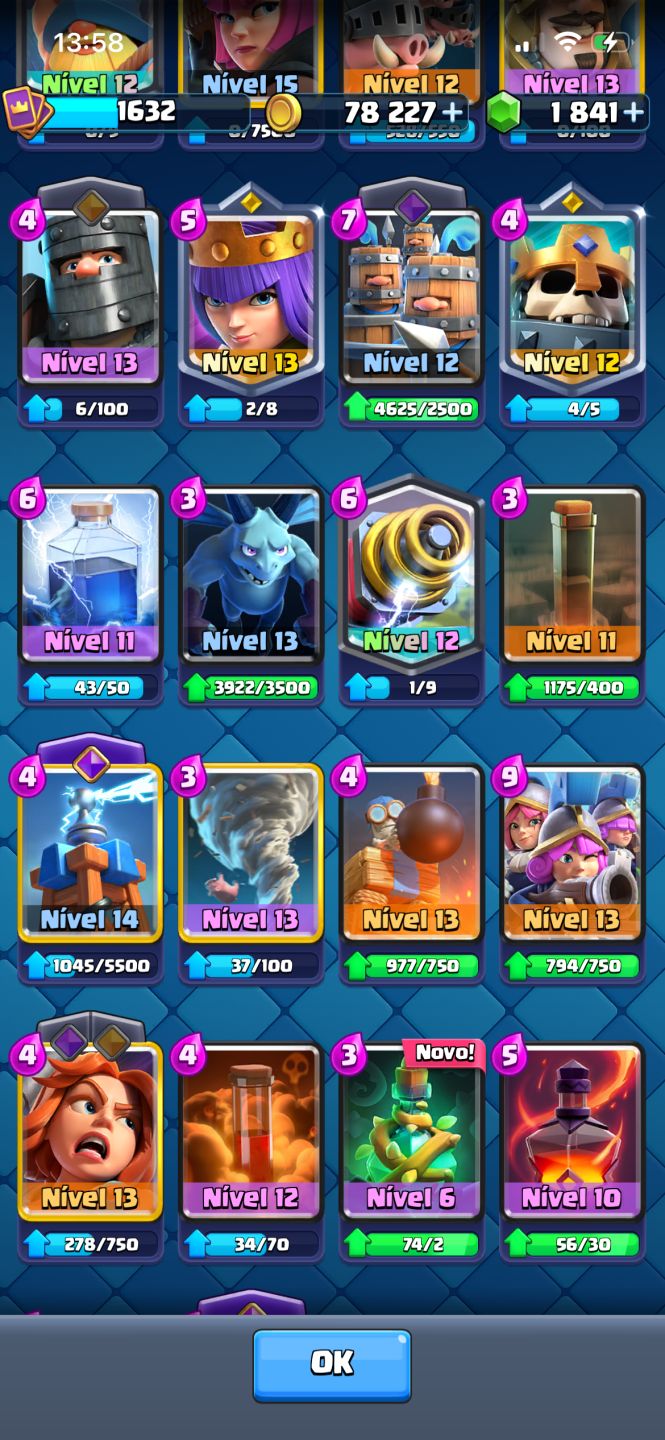 Conta Clash Royale