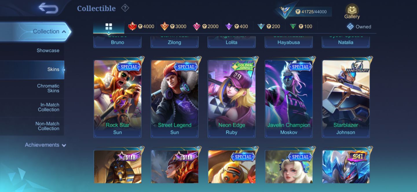 Conta mobile legends