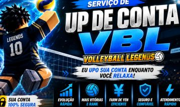 Upo Sua Conta no Volleyball 2v2 rankeada Legends (ROBLOX) Rápido e Seguro!