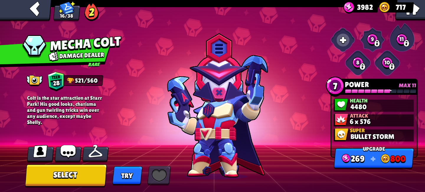 CONTA DE BRAWL STAR DE 2019!!!