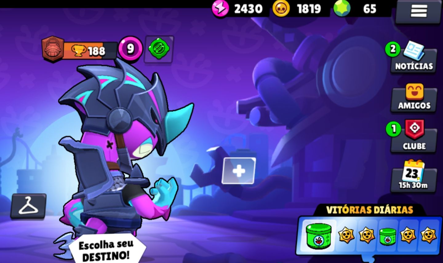 Conta de brawl 12 k de trofeus e 78 brawlers 17 hiper