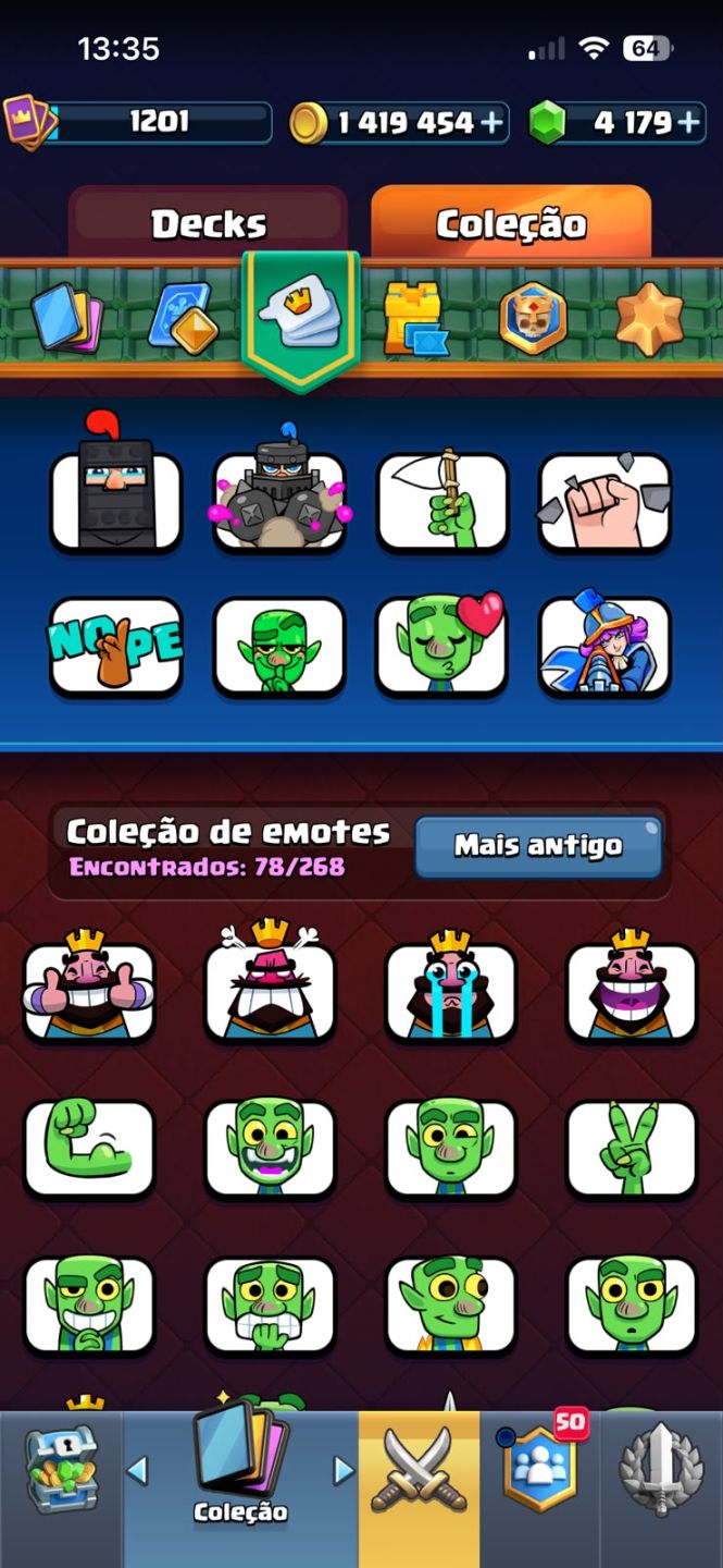 CONTA CLASH ROYALE ARENA 28 9 ANOS DE CONTA