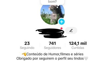 CONTA TIK TOK (741 SEGUIDORES)