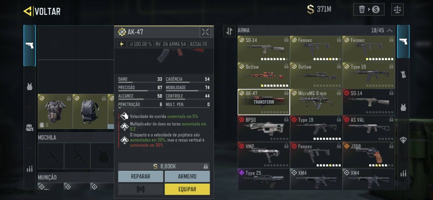 Call of Duty Mobile | COD Mobile | Serviços DMZ | Upo para Lendário