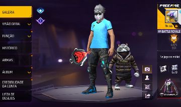 Conta de free fire barata, Barbinha, bandeirão e mais, olhe fotos e descrição