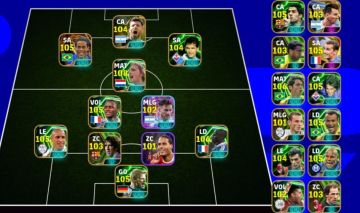CONTA META DE EFOOTBALL MOBILE COM CARTAS RARAS DA ÉPOCA DO PES! (SUAREZ GREMIO)