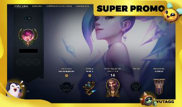 [SMURF MÍTICA] CONTA UNRANKED - 24K DE EA - RANKED LIBERADA - SERAPHINE ULTIMATE