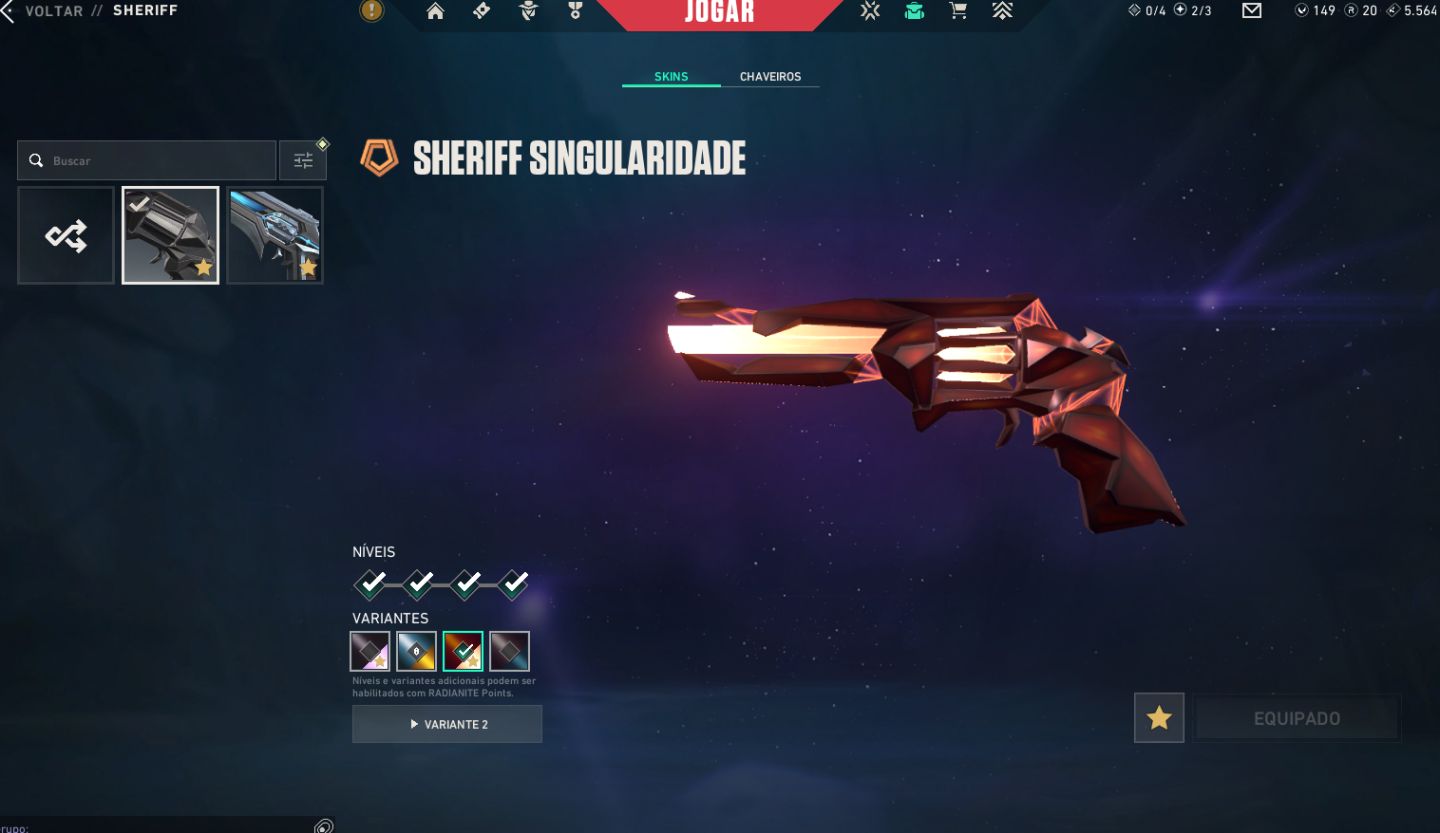 Conta valorant varias skins ex imo 2