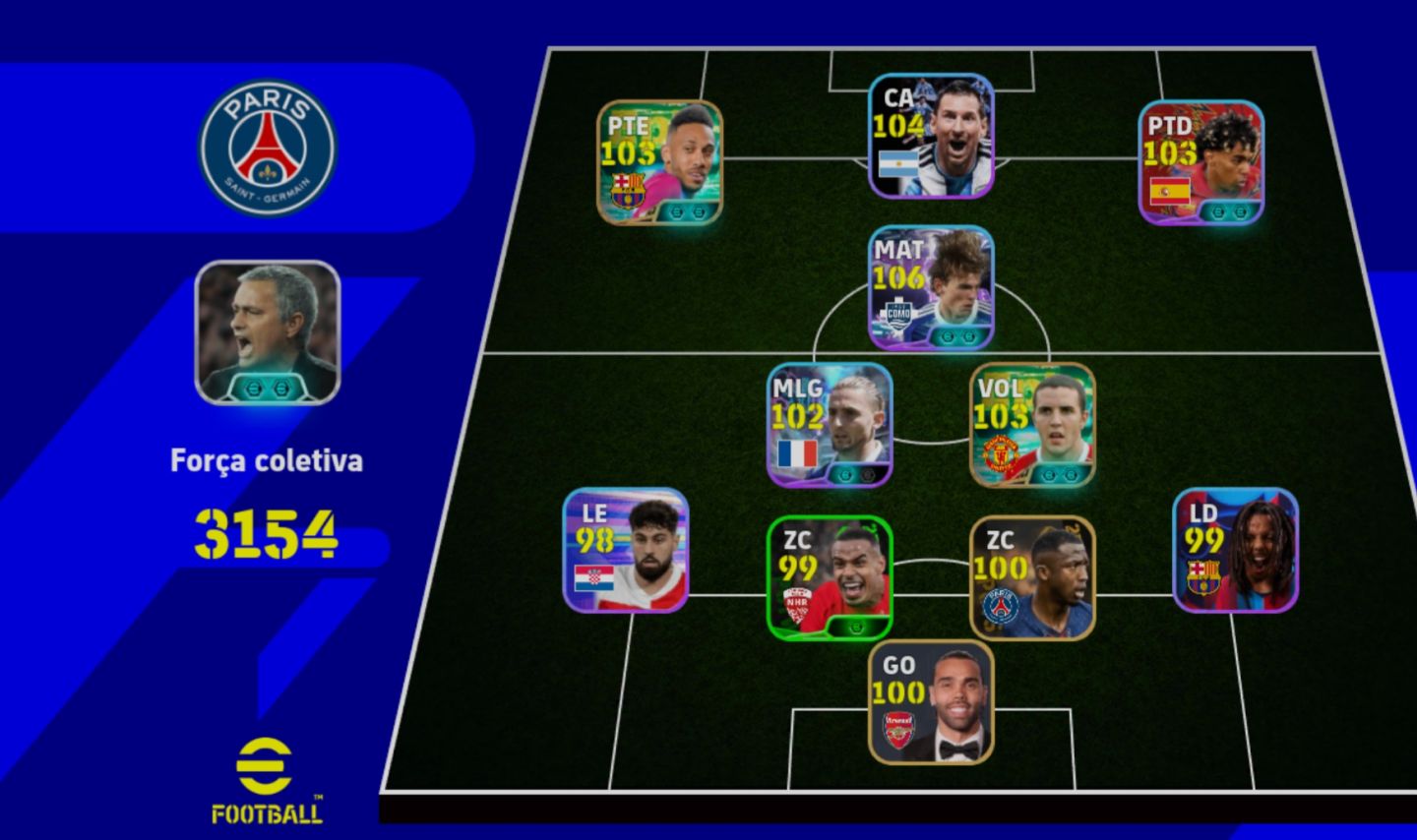 Conta efootball Nico paz 106
