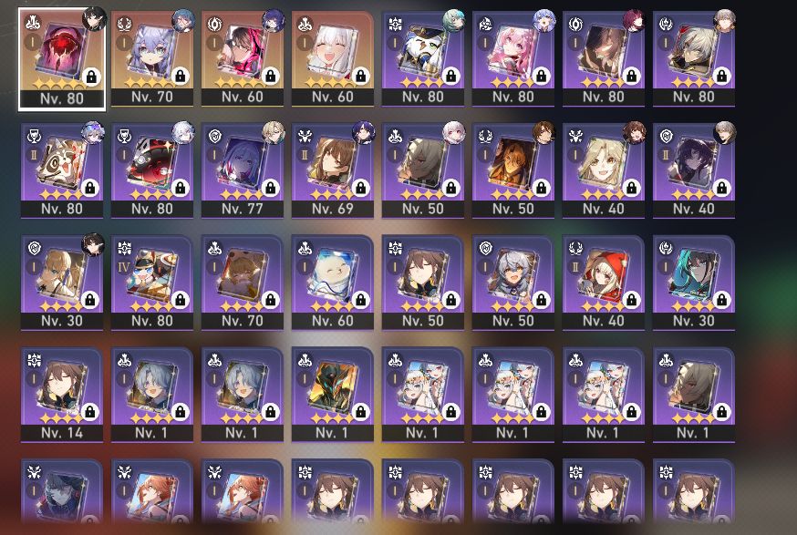 Conta Honkai Star Rail 24X5 | Loba Prateada Lv.999 | Anaxa E1 | 106 combustíveis