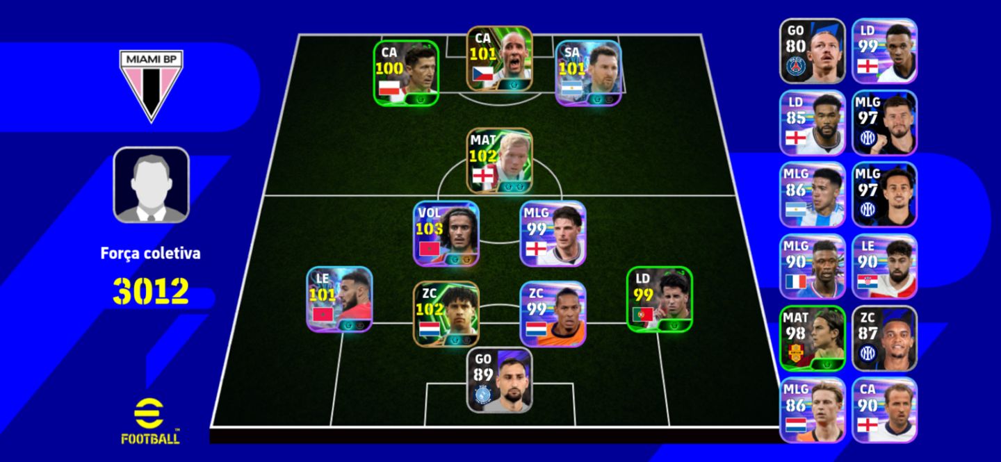 CONTA INICIANTE EFOOTBALL | Scholes + Koller + Bouaddi + Rijkaard