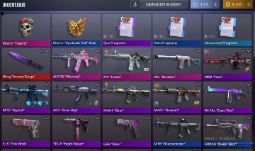 CONTA STANDOFF 2 - FACA STING ARCANE SURGE + SKINS (Preço negociável)