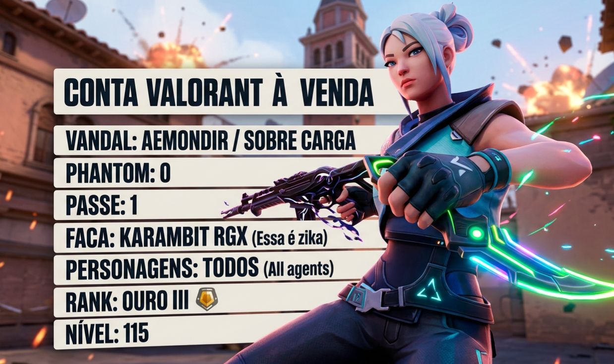 VENDE-SE CONTA COM AS MELHORES SKINS