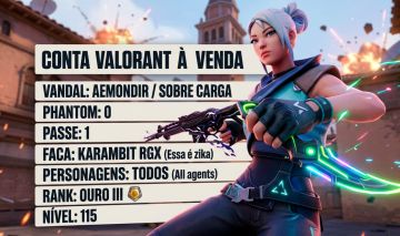 VENDE-SE CONTA COM AS MELHORES SKINS