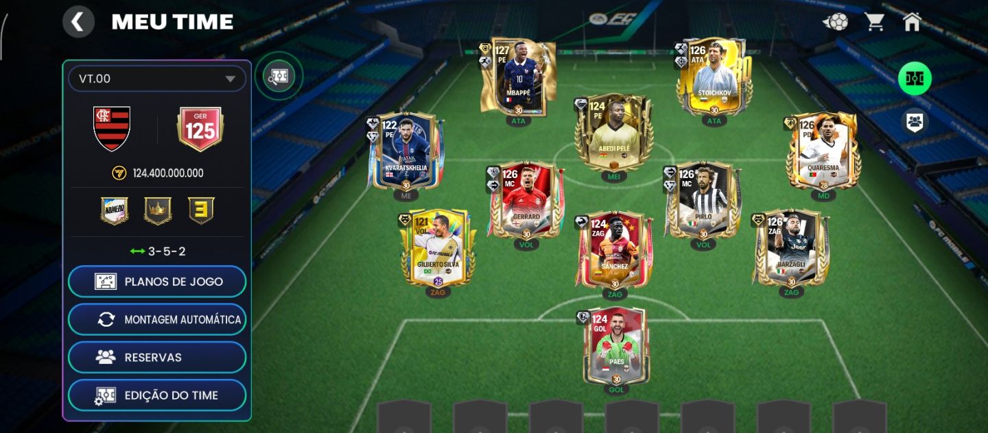 Conta FC Mobile 27 Time OVR Alto + Jogadores Raros