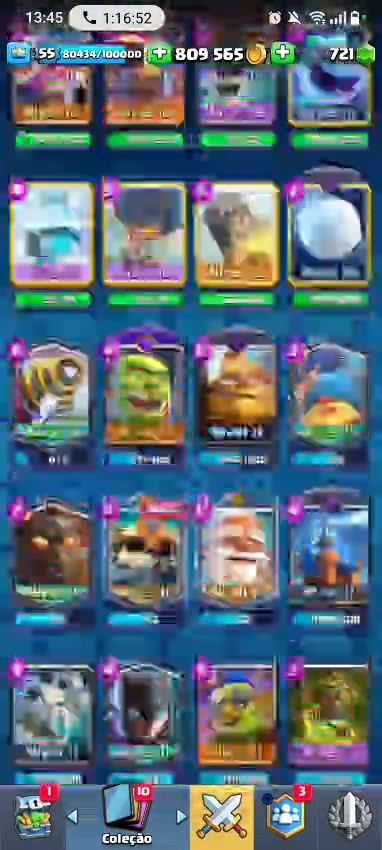 CONTA CLASH ROYALE MUITO FORTE NÍVEL 15 MUITO OURO