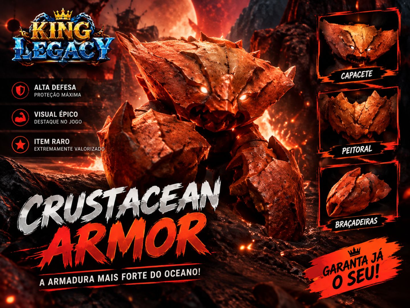 KING LEGACY CRUSTACEAN ARMOR