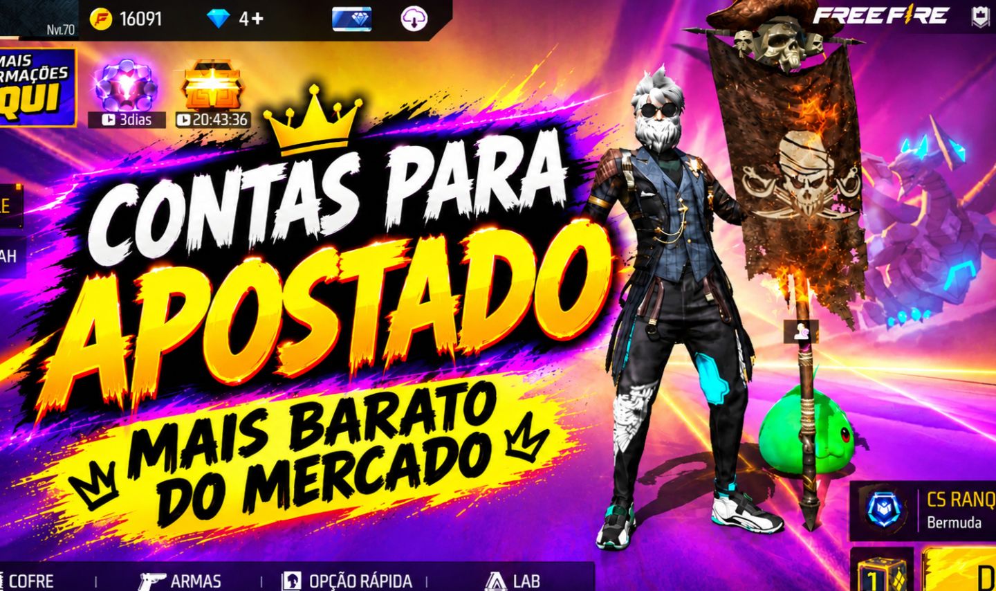 CONTAS DE FREE FIRE GEMADA BOA PARA APOSTADO!!![MAIS BARATO]