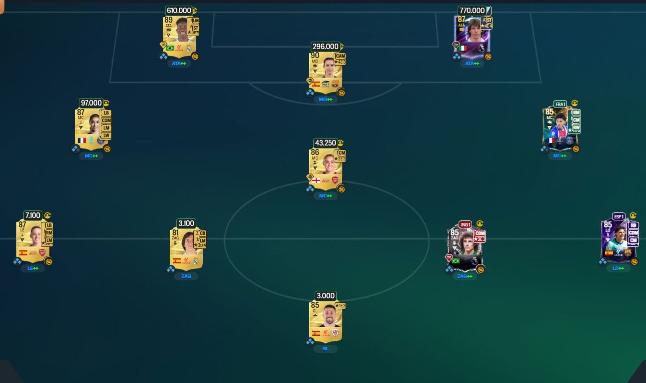Conta FC27 ULTIMATE com time montado para WL