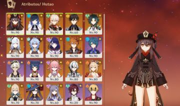 Conta Genshin NA[AR57]ENDGAME Hutao C1 + Arlequiccino + Yelan + Zhong +Ganyu e+