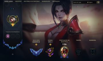 Conta lol diamante