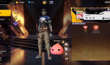 Conta de free fire semi full gemada