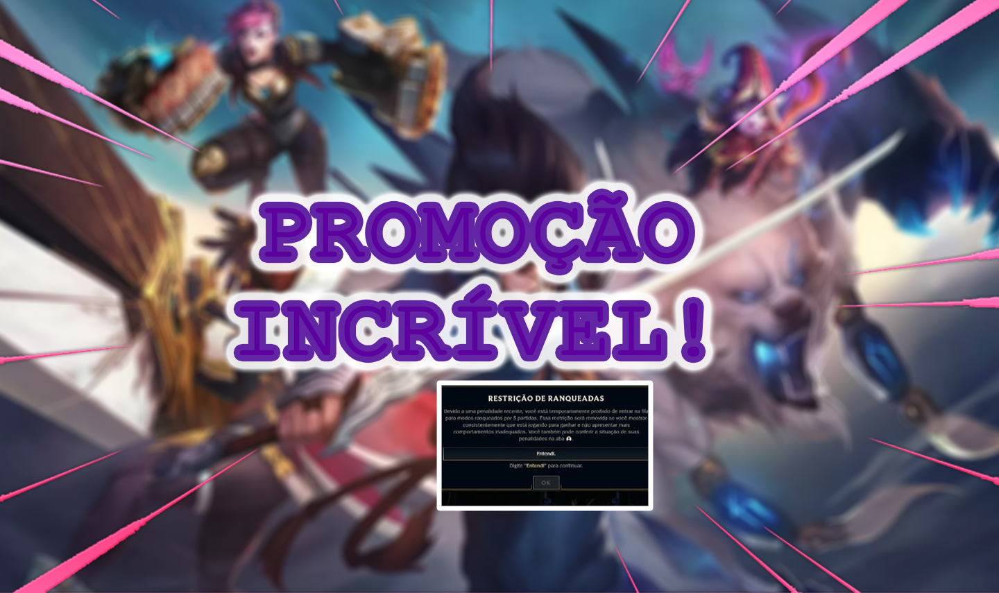 RETIRE SEU LEAVERBUSTER | REMOVA PUNIÇÕES | GANHE PARTIDAS | JOGAMOS POR VOCÊ!