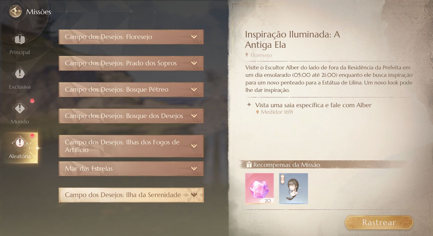 Conta: Infinity Nikki (conta inicial com bastante recurso a se coletar)